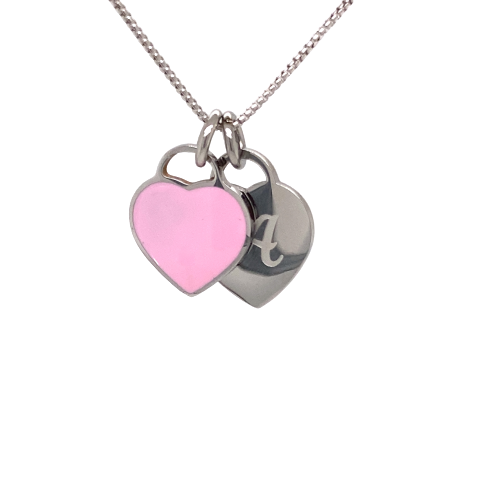 Light Pink Necklace Click on Necklace to see gold plated choices - charmulet-2020