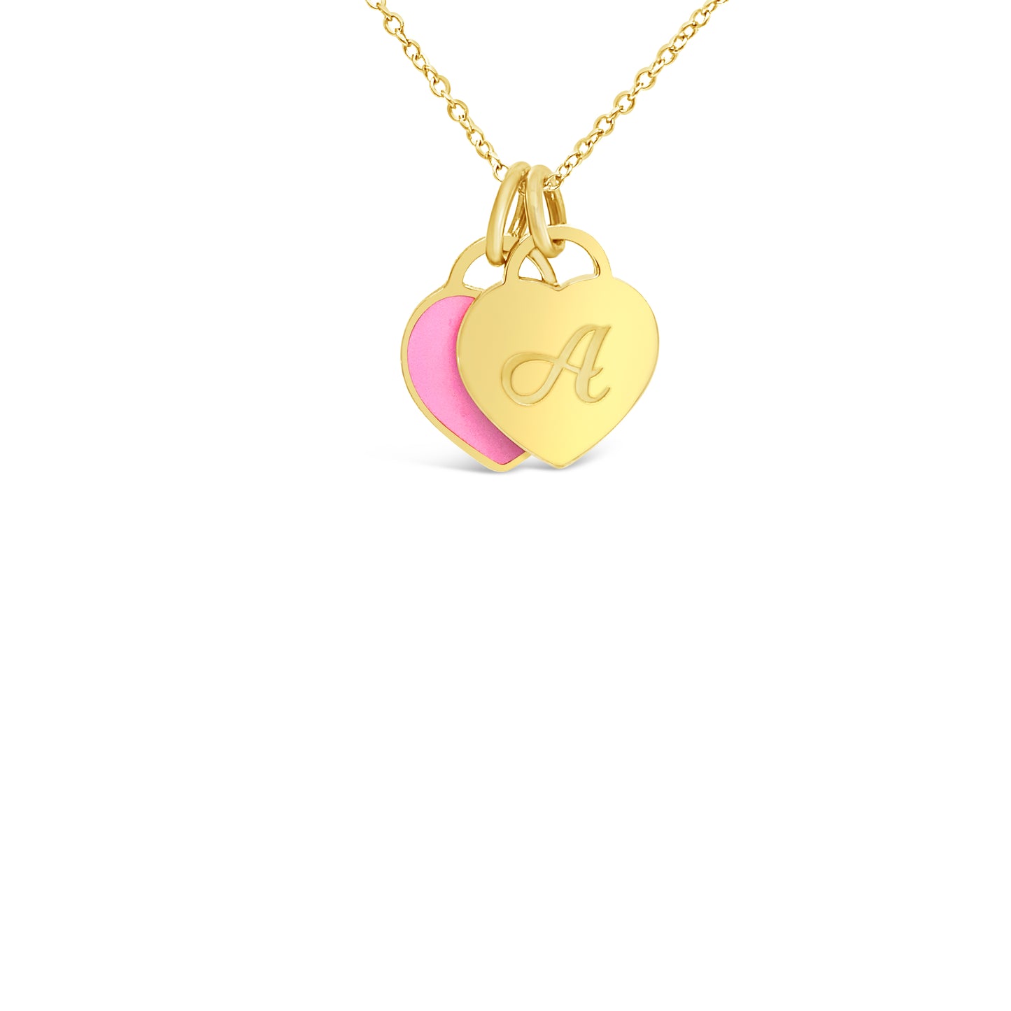 Light Pink Necklace Click on Necklace to see gold plated choices - charmulet-2020