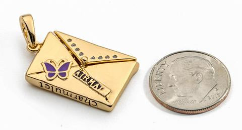 Envelope - Charmulet Delightful 14kt Gold Plated Interactive Charm - charmulet-2020