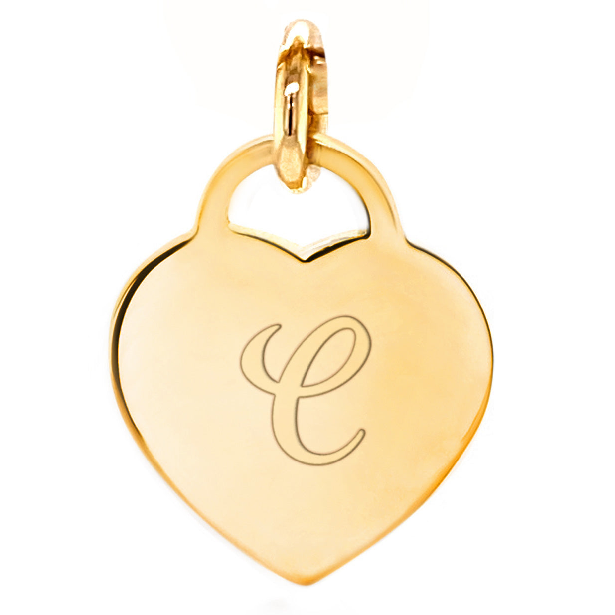 Heart Initial Charm - charmulet-2020