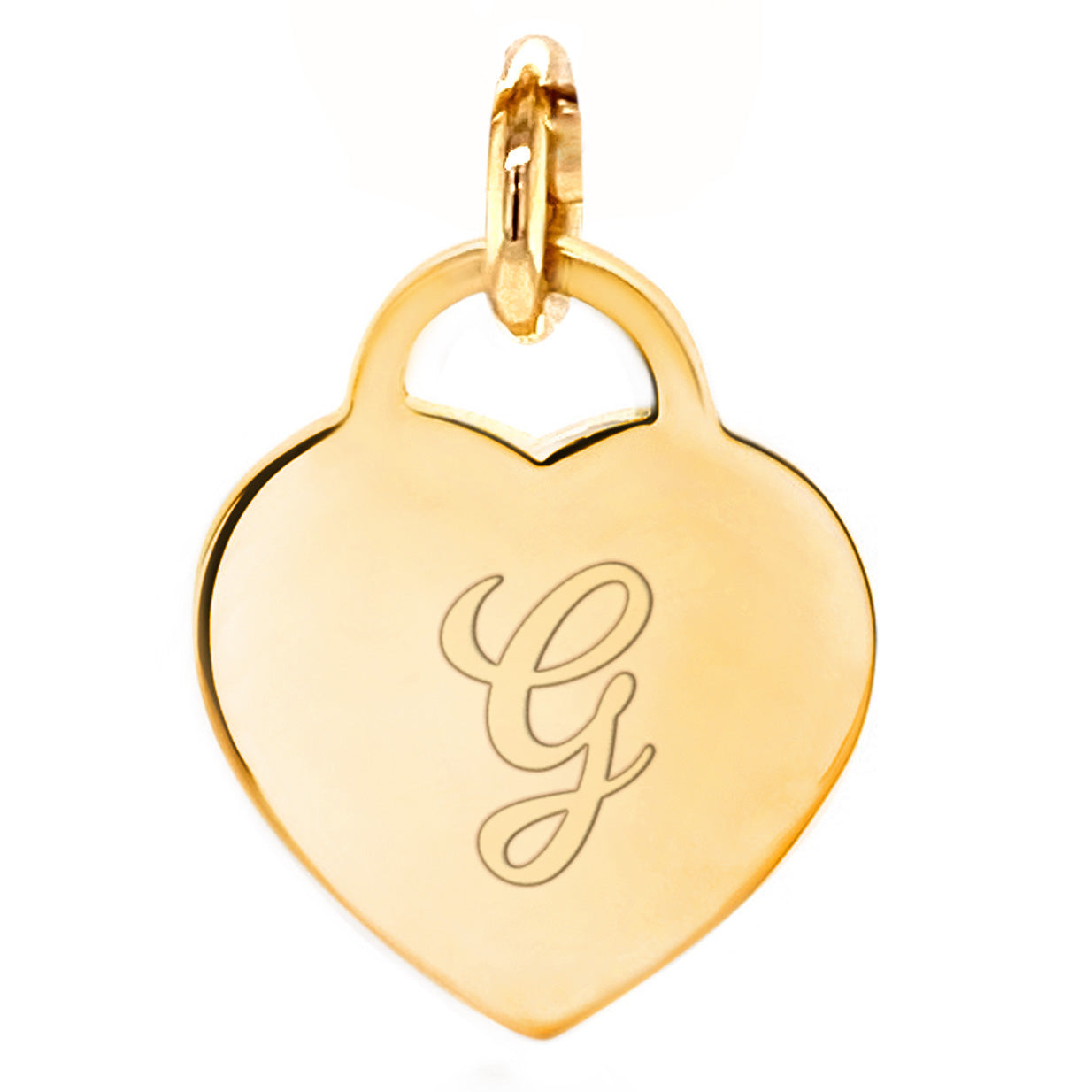 Heart Initial Charm - charmulet-2020