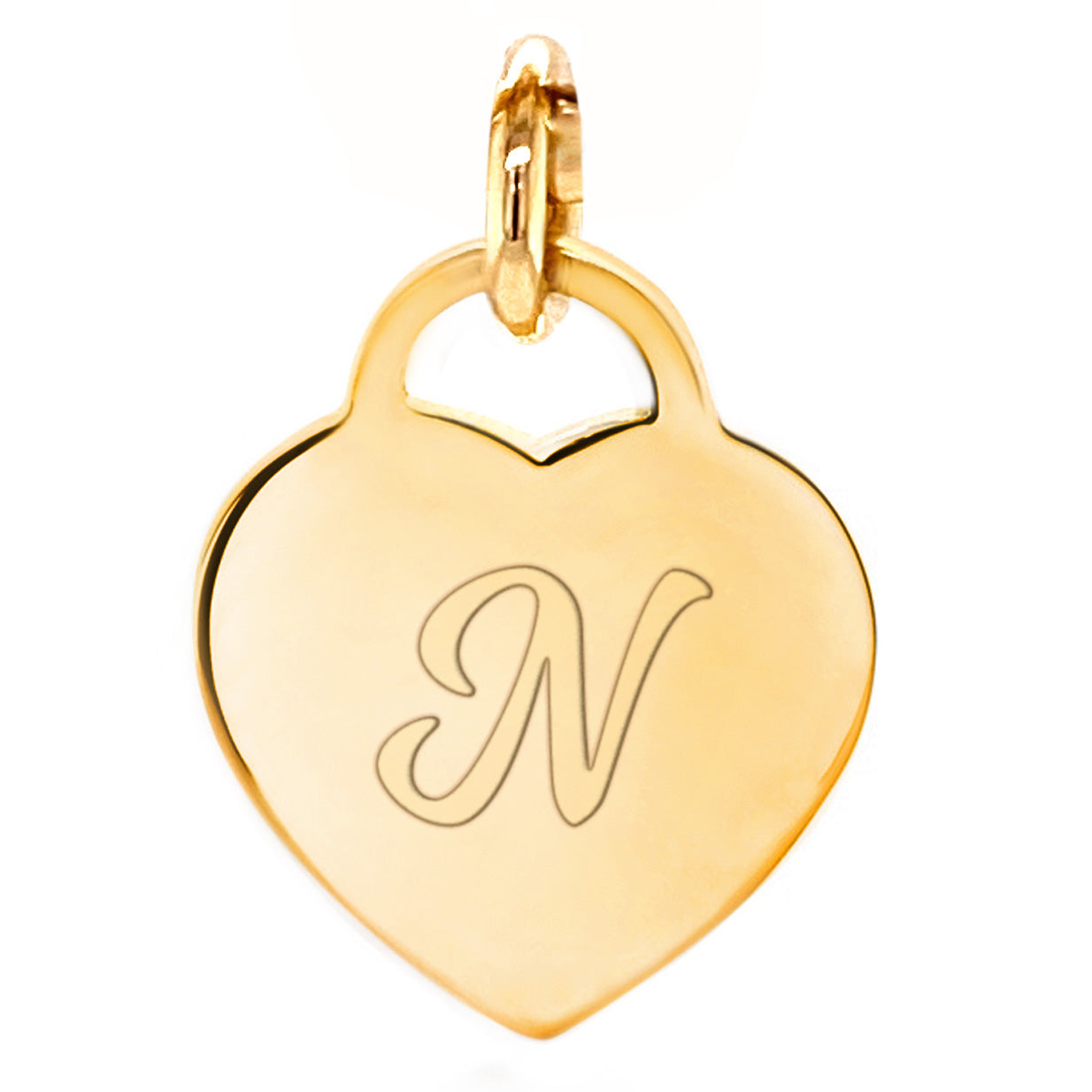 Heart Initial Charm - charmulet-2020