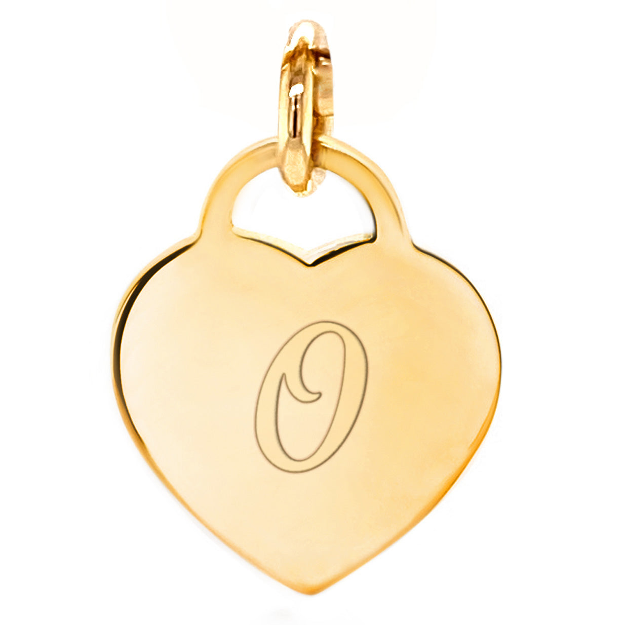 Heart Initial Charm - charmulet-2020