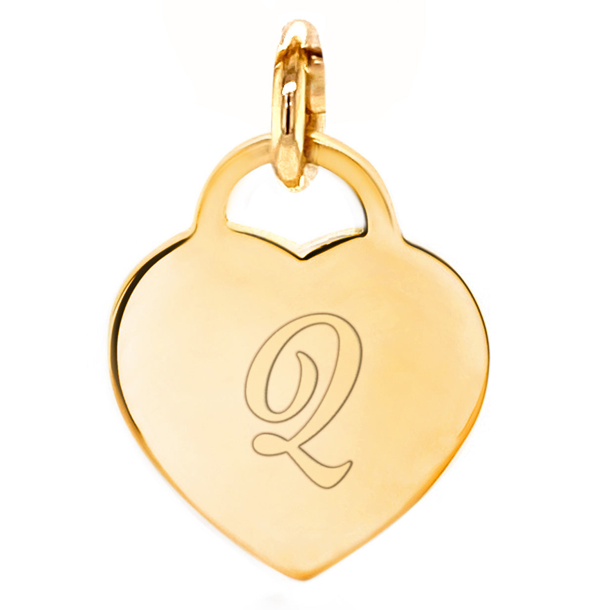 Heart Initial Charm - charmulet-2020