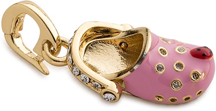 Popular Slipper Shoe (Pink) 14K Gold Plated - charmulet-2020