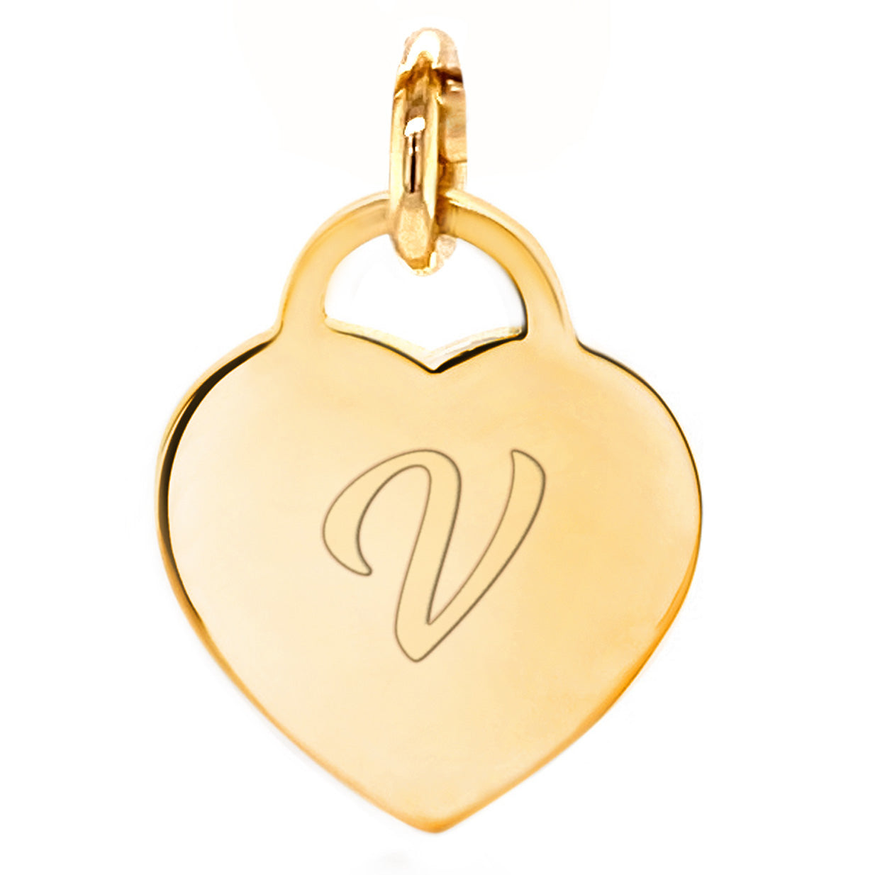 Heart Initial Charm - charmulet-2020