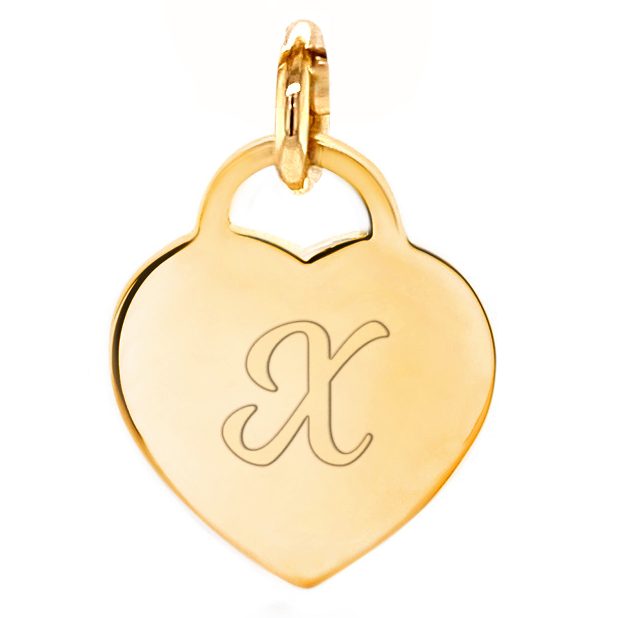 Heart Initial Charm - charmulet-2020