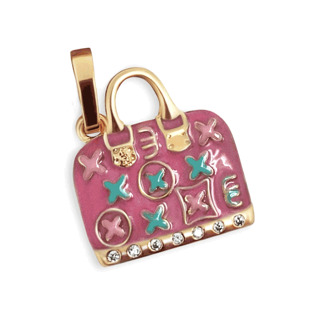 Pink Key Pocketbook 14k Gold Plated - charmulet-2020