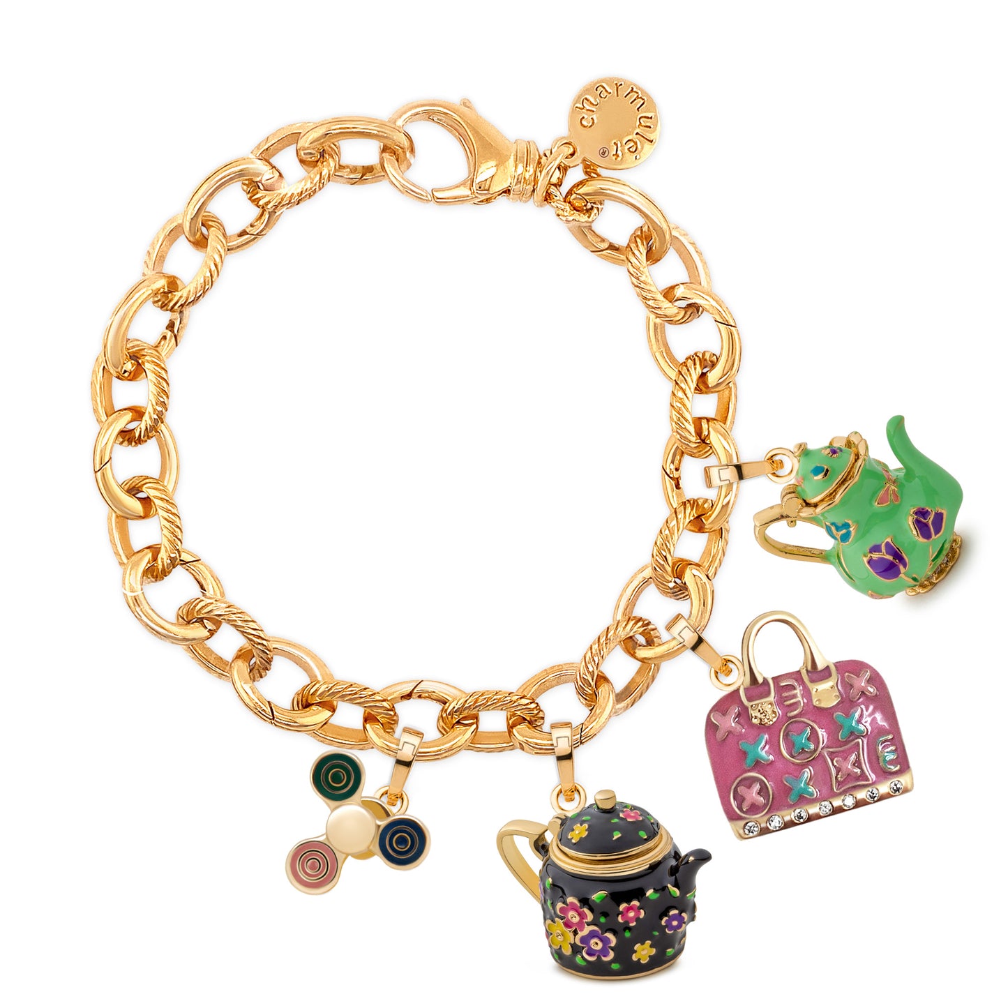 Charmulet 14kt Gold Plated Charm Set. Buy Multiple Charms at discounted Price. Gift Box Included. (Bundle # 15 ) - charmulet-2020