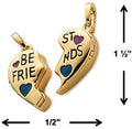 BFF Heart - Charmulet Delightful 14kt Gold Plated Interactive Charm - charmulet-2020