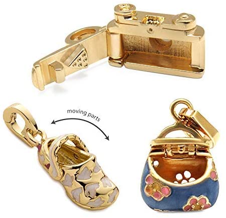 Charmulet 14kt Gold Plated Charm Set. Buy Multiple Charms at discounted Price. Gift Box Included. (Bundle # 4) - charmulet-2020