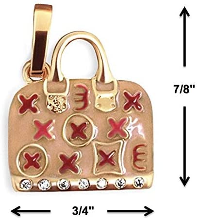 Beige Pocketbook - Charmulet Delightful 14kt Gold Plated Interactive Charm - charmulet-2020