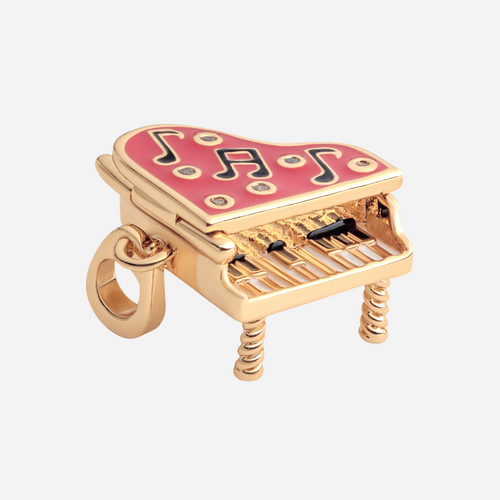 Piano - Charmulet Delightful 14kt Gold Plated Interactive Charm. - charmulet-2020