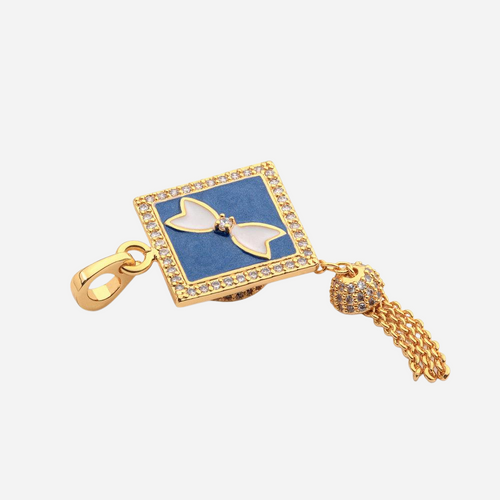 Graduation Cap 14K Gold Plated - charmulet-2020