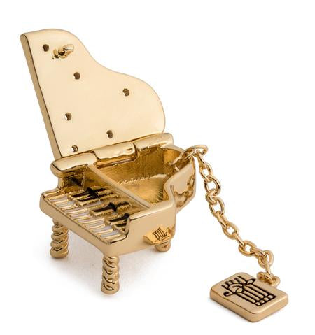 Piano - Charmulet Delightful 14kt Gold Plated Interactive Charm. - charmulet-2020