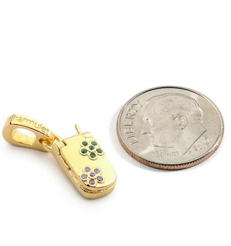 Cell Phone - Charmulet Delightful 14kt Gold Plated Interactive Charm - charmulet-2020