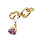 Petite Pocketbook (Purple) 14K Gold Plated - charmulet-2020