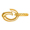 14k Gold Plated Large Link Adjustable Bracelet - charmulet-2020