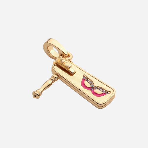 Purim Gragger Charmulet Delightful 14kt Gold Plated Interactive Charm. - charmulet-2020
