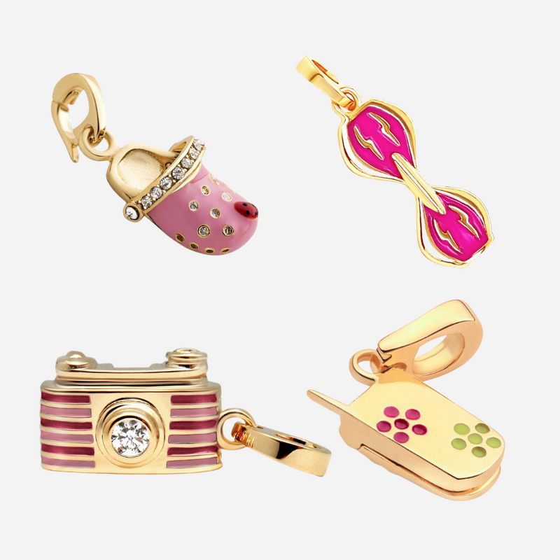 Charmulet 14kt Gold Plated Charm Set. Buy Multiple Charms at discounted Price. Gift Box Included. (Bundle # 13) - charmulet-2020