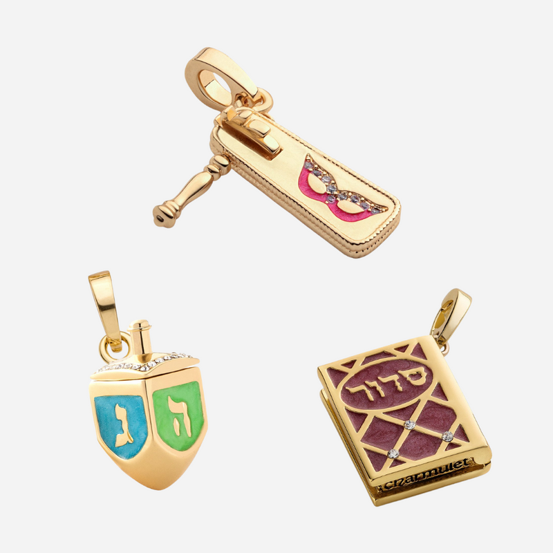 Charmulet 14kt Gold Plated Charm Set. Buy Multiple Charms at discounted Price. Gift Box Included. (Bundle # 5) - charmulet-2020