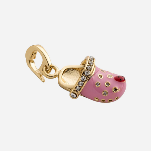 Popular Slipper Shoe (Pink) 14K Gold Plated - charmulet-2020