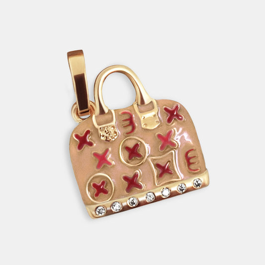 Beige Pocketbook - Charmulet Delightful 14kt Gold Plated Interactive Charm - charmulet-2020