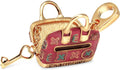 Pink Key Pocketbook 14k Gold Plated - charmulet-2020