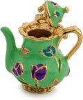 Green Teapot - Charmulet Delightful 14kt Gold Plated Interactive Charm - charmulet-2020