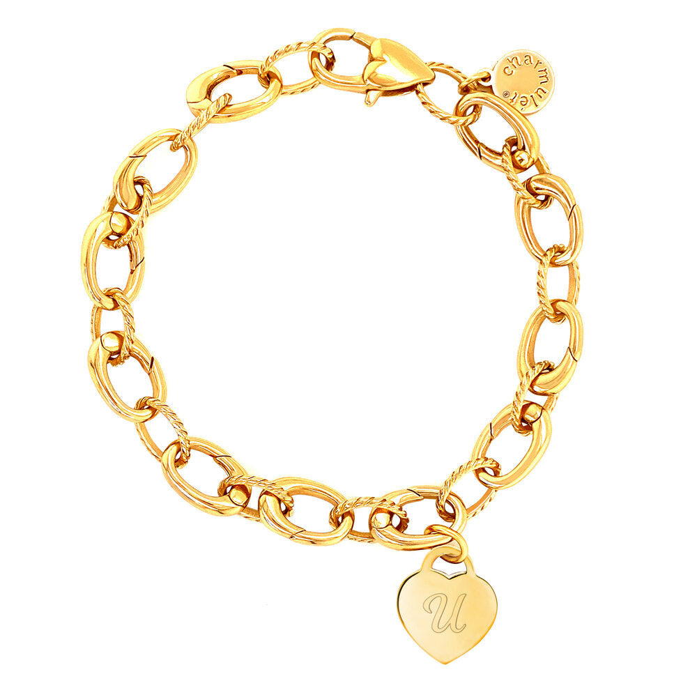Links heart charm hotsell